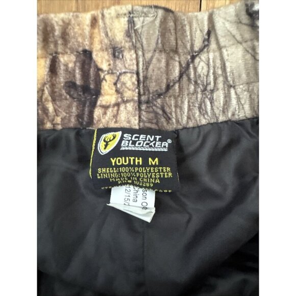 Scent Shield Rain Blocker Camo Hunting Pants Youth Size M - Picture 5 of 6